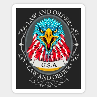 Law and Order American Eagle Magnet